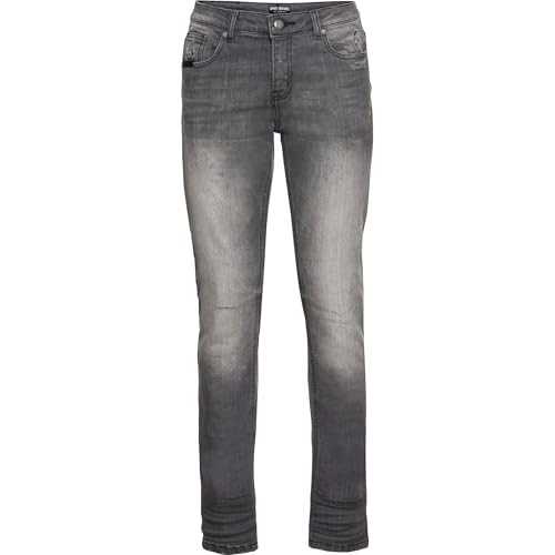 Spirit Motors Slim Mid Miley Damen Jeans, Motorradhose Motorradjeans mit Protektoren grau 34/32 von Spirit Motors