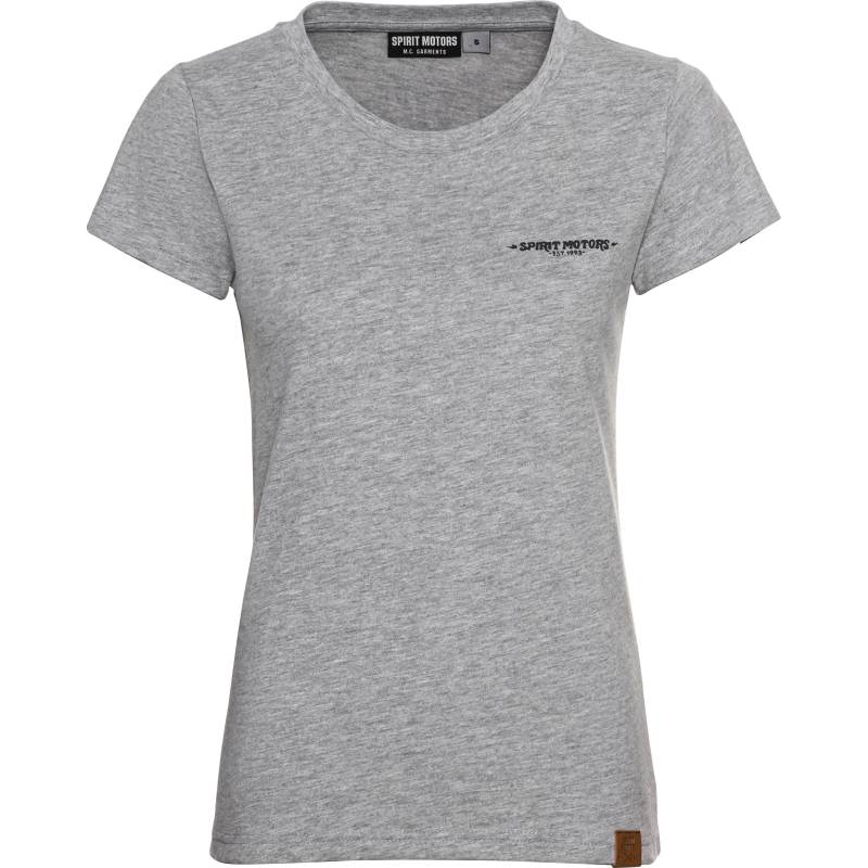 Spirit Motors Spirit Motors Free Ruby Damen T-Shirt grau L DamengrauL - Motorradbekleidung - Freizeitbekleidung von Spirit Motors