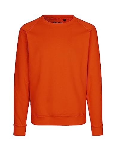 Spirit of Isis Neutral Sweatshirt, 100% Bio-Baumwolle. Fairtrade, Oeko-Tex und Ecolabel Zertifiziert, Textilfarbe: orange, Gr.: M von Spirit of Isis