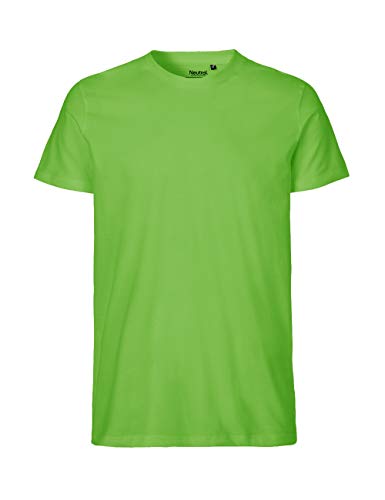 -Neutral- T-Shirt, 100% Bio-Baumwolle. Fairtrade, Oeko-Tex und Ecolabel Zertifiziert, Textilfarbe: Limette, Gr.: 2XL von Spirit of Isis