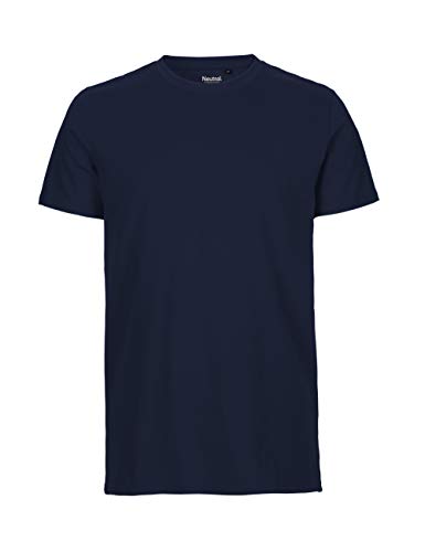 -Neutral- T-Shirt, 100% Bio-Baumwolle. Fairtrade, Oeko-Tex und Ecolabel Zertifiziert, Textilfarbe: Navyblau, Gr.: 4XL von Spirit of Isis