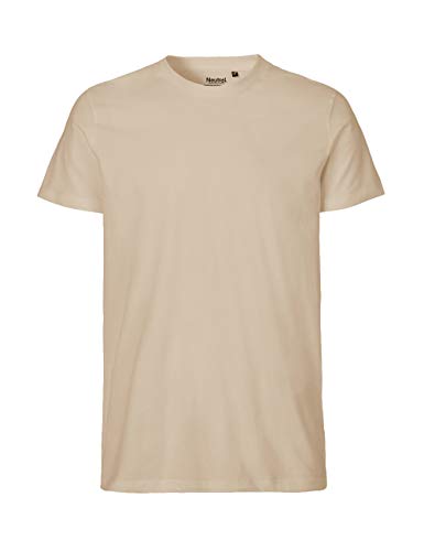 -Neutral- T-Shirt, 100% Bio-Baumwolle. Fairtrade, Oeko-Tex und Ecolabel Zertifiziert, Textilfarbe: Sand, Gr.: 2XL von Spirit of Isis