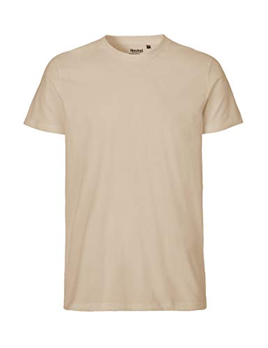-Neutral- T-Shirt, 100% Bio-Baumwolle. Fairtrade, Oeko-Tex und Ecolabel Zertifiziert, Textilfarbe: Sand, Gr.: 3XL von Spirit of Isis