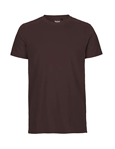 Neutral T-Shirt, 100% Bio-Baumwolle. Fairtrade, Oeko-Tex und Ecolabel Zertifiziert, Textilfarbe: braun, Gr.: M von Spirit of Isis