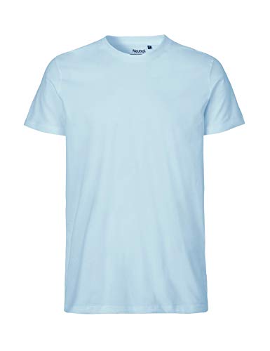 -Neutral- T-Shirt, 100% Bio-Baumwolle. Fairtrade, Oeko-Tex und Ecolabel Zertifiziert, Textilfarbe: hellblau, Gr.: 3XL von Spirit of Isis