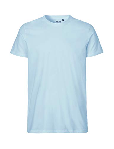 -Neutral- T-Shirt, 100% Bio-Baumwolle. Fairtrade, Oeko-Tex und Ecolabel Zertifiziert, Textilfarbe: hellblau, Gr.: L von Spirit of Isis