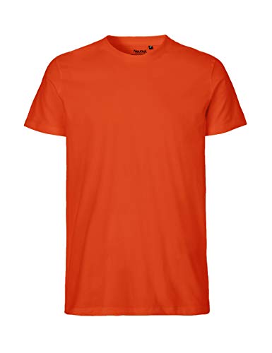 -Neutral- T-Shirt, 100% Bio-Baumwolle. Fairtrade, Oeko-Tex und Ecolabel Zertifiziert, Textilfarbe: orange, Gr.: L von Spirit of Isis