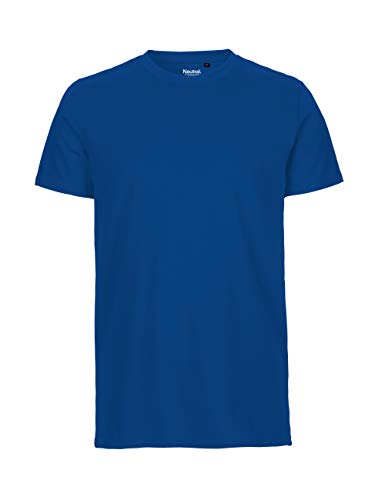 -Neutral- T-Shirt, 100% Bio-Baumwolle. Fairtrade, Oeko-Tex und Ecolabel Zertifiziert, Textilfarbe: blau, Gr.: S von Spirit of Isis