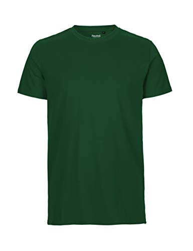 -Neutral- T-Shirt, 100% Bio-Baumwolle. Fairtrade, Oeko-Tex und Ecolabel Zertifiziert, Textilfarbe: flaschengrün, Gr.: 2XL von Spirit of Isis