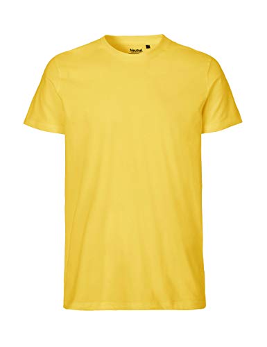 -Neutral- T-Shirt, 100% Bio-Baumwolle. Fairtrade, Oeko-Tex und Ecolabel Zertifiziert, Textilfarbe: gelb, Gr.: 3XL von Spirit of Isis