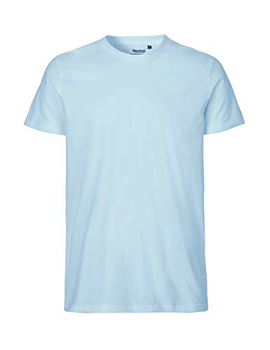 -Neutral- T-Shirt, 100% Bio-Baumwolle. Fairtrade, Oeko-Tex und Ecolabel Zertifiziert, Textilfarbe: hellblau, Gr.: XL von Spirit of Isis