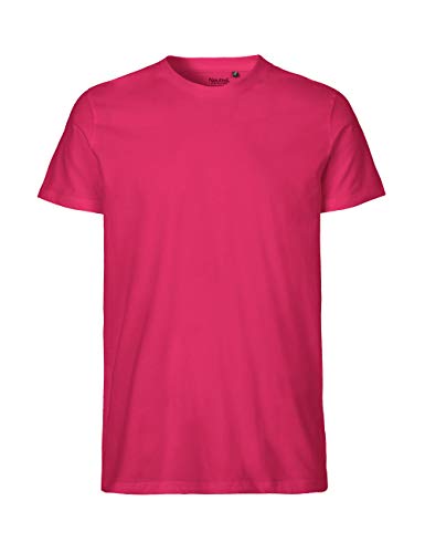 -Neutral- T-Shirt, 100% Bio-Baumwolle. Fairtrade, Oeko-Tex und Ecolabel Zertifiziert, Textilfarbe: pink, Gr.: 2XL von Spirit of Isis