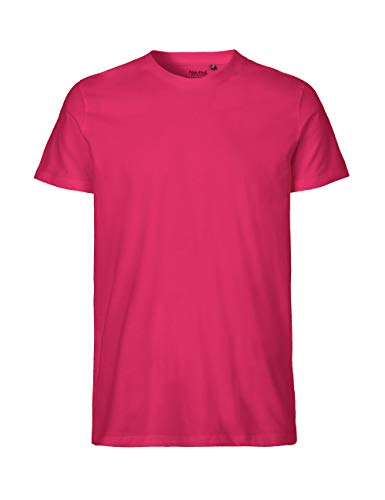 -Neutral- T-Shirt, 100% Bio-Baumwolle. Fairtrade, Oeko-Tex und Ecolabel Zertifiziert, Textilfarbe: pink, Gr.: 3XL von Spirit of Isis