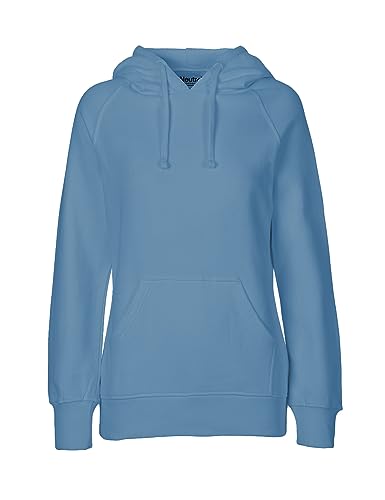 Spirit of Isis Green Cat Damen Kapuzensweatshirt, 100% Bio-Baumwolle. Fairtrade, Oeko-Tex und Ecolabel Zertifiziert, Textilfarbe: Indigo, Gr.: M von Lupsty