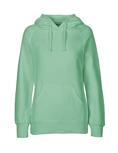 Spirit of Isis Green Cat Damen Kapuzensweatshirt, 100% Bio-Baumwolle. Fairtrade, Oeko-Tex und Ecolabel Zertifiziert, Textilfarbe: Mint, Gr.: M von Spirit of Isis