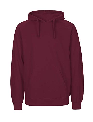 Spirit of Isis Herren Kapuzensweatshirt, 100% Bio-Baumwolle. Fairtrade, Oeko-Tex und Ecolabel Zertifiziert, Textilfarbe: Bordeaux, Gr.: S von Spirit of Isis