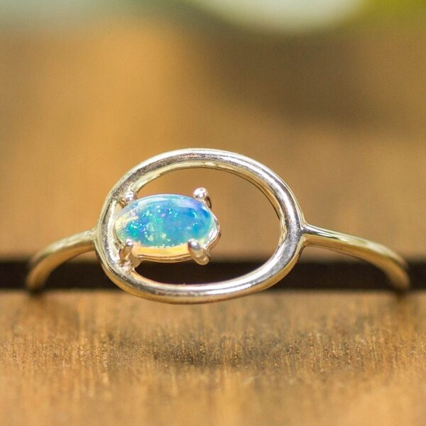 Spirit of Island 925 Silber Ring | Australischer Opal von Spirit of Island
