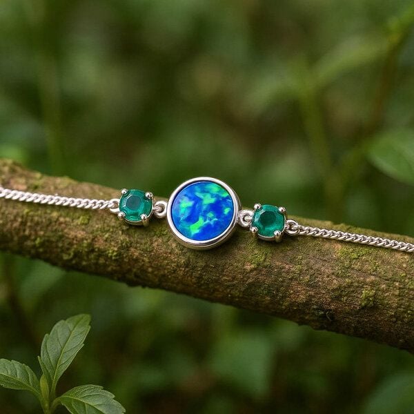 Spirit of Island Silber Armband | Opal Universe von Spirit of Island
