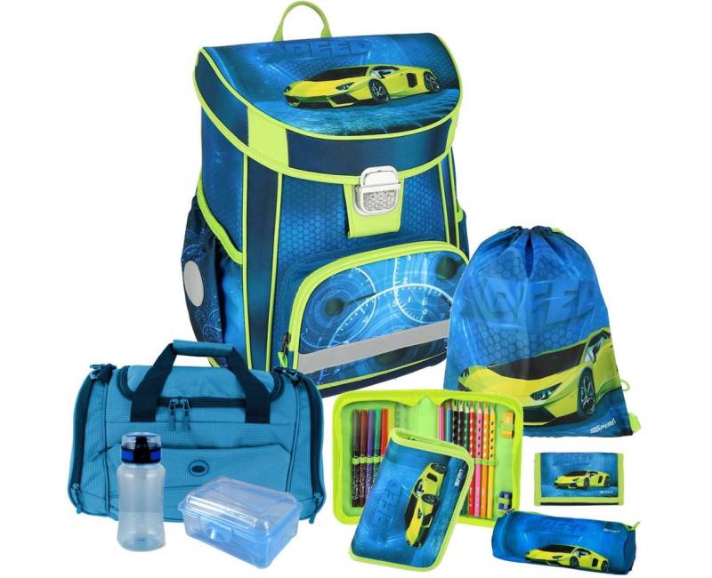 Spirit Schulranzen 1.Klasse Jungen in unterschiedlichen Sets (8-tlg) von Spirit