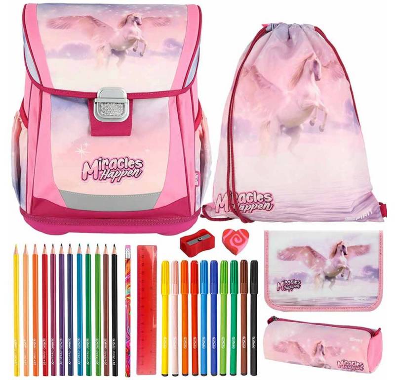 Spirit Schulranzen Set Cool 10-teilig 2025 Mädchen Pegasus von Spirit