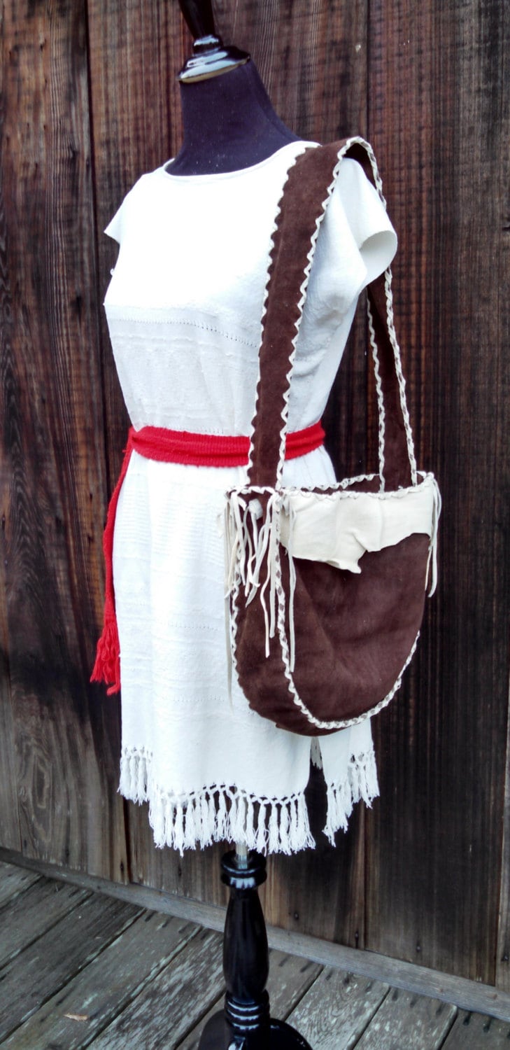 Recycled Leather Tote - Leder Schultertasche, Hirschleder Tote, Für Frauen, Tasche, Braune Geldbörse, Native 50% Sale von SpiritMedicines