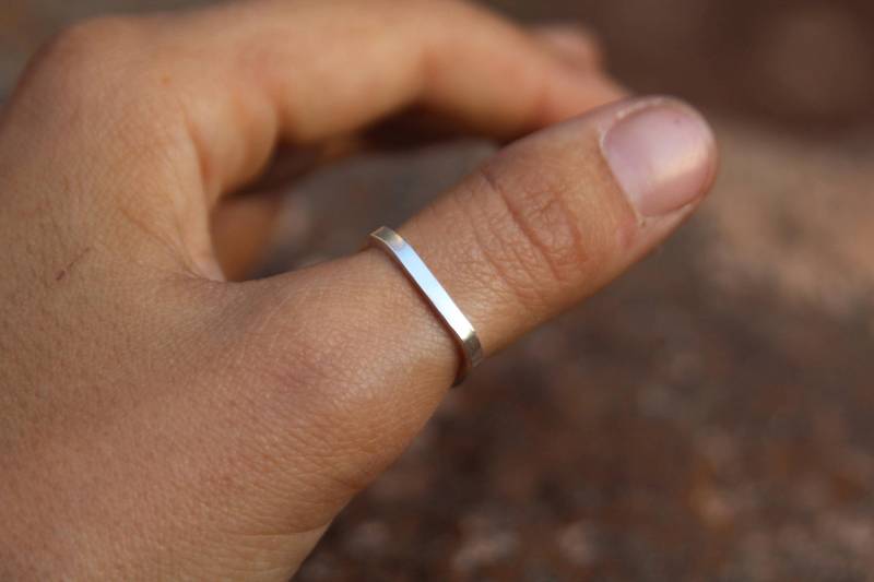 Nachhaltige Sterling Silber Stapelring. Handgefertigt in Kanada. - Umweltfreundlich Fair Gehandelt Nachhaltige Sterling Silber Stapelring. Handgefertigt in Kanada. - Umweltfreundlich Fair Gehandelt von SpiritOV