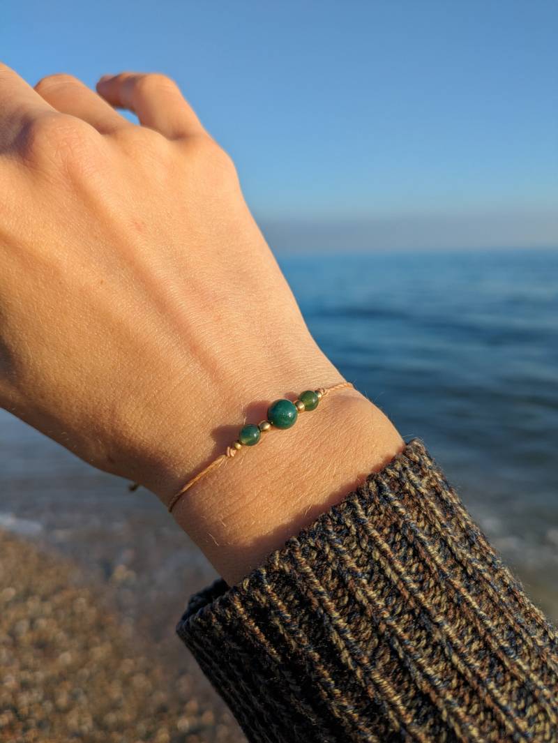 Armband Filigran Mit Edelsteinperlen | Verschiedene Farben Und Perlen Zur Auswahl von SpiritOfLakshmi