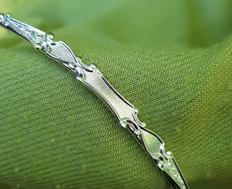 Silberner Haarreif Hochzeit Tiara Art Deco Verzierung - Geist Der Göttin von SpiritoftheGoddess
