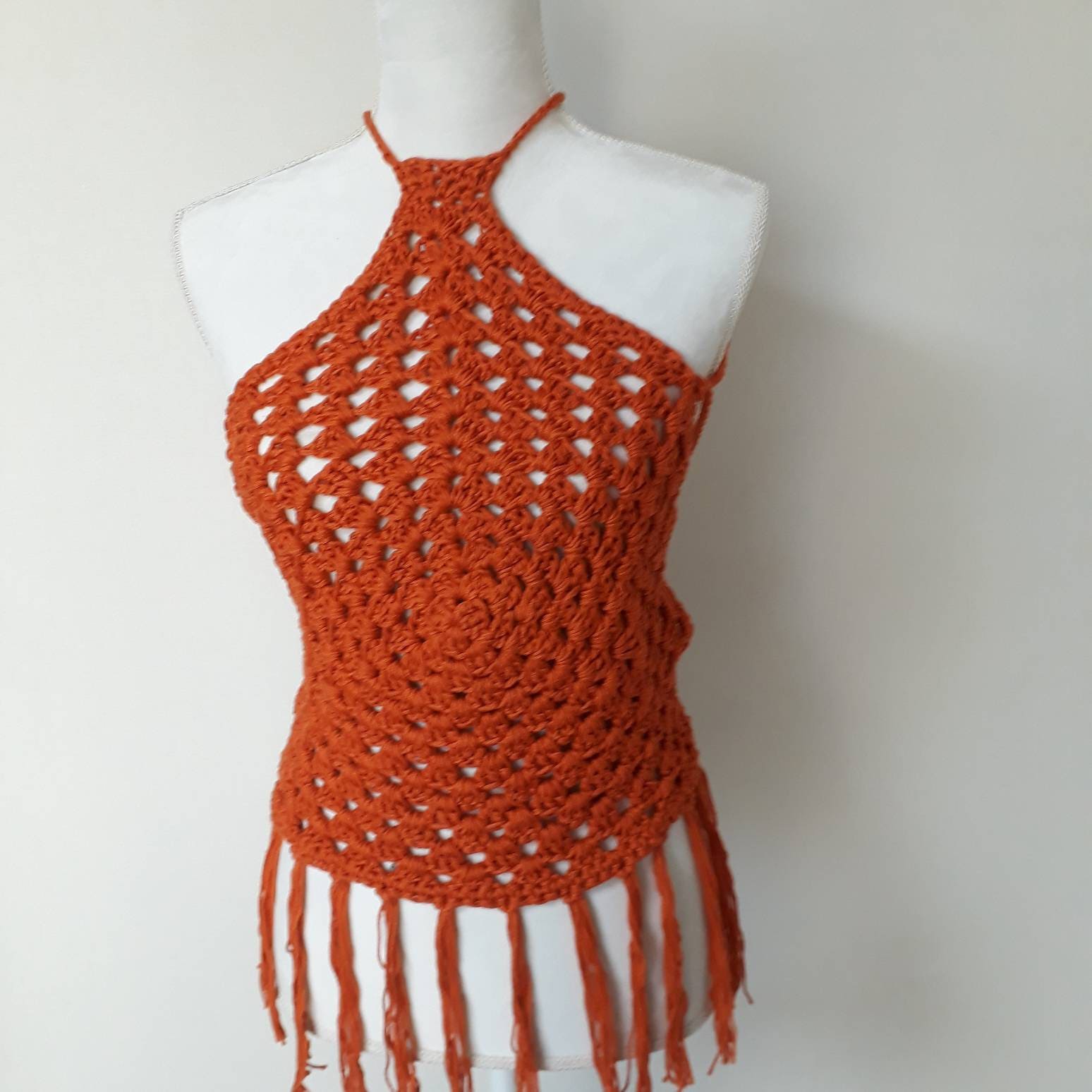 Oma Platz Modern Gemacht Halter Top Auf Bestellung Mit Farbe Ihrer Wahl Oma Platz Modern Gemacht Halter Top Auf Bestellung Mit Farbe Ihrer Wahl von SpiritsCrochet