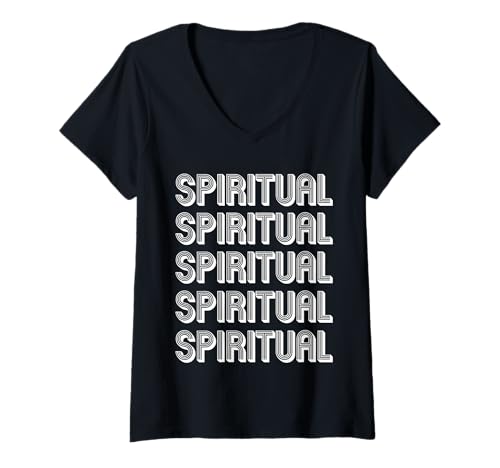 Damen Spirituell T-Shirt mit V-Ausschnitt Damen Spirituell T-Shirt mit V-Ausschnitt von Spiritual Apparel