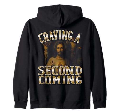 Craving A Second Coming Jesus Meme Erwachsene Humor Herren Kapuzenjacke Craving A Second Coming Jesus Meme Erwachsene Humor Herren Kapuzenjacke von Spiritual Humor Faithful Expression 90er Bootleg