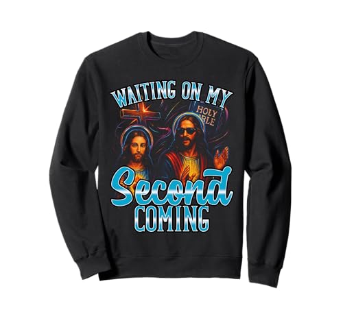 Craving A Second Coming Jesus Meme Erwachsene Humor Herren Sweatshirt Craving A Second Coming Jesus Meme Erwachsene Humor Herren Sweatshirt von Spiritual Humor Faithful Expression 90er Bootleg