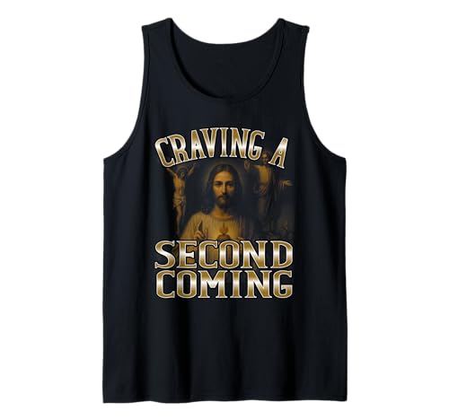 Craving A Second Coming Jesus Meme Erwachsene Humor Herren Tank Top Craving A Second Coming Jesus Meme Erwachsene Humor Herren Tank Top von Spiritual Humor Faithful Expression 90er Bootleg