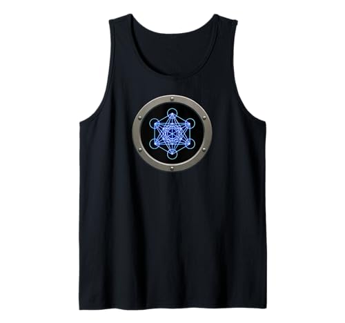 Spirituelles Shirt für Damen & Herren - Metatron's Cube Shirt Tank Top von Spiritual & Manifestation Shirts by NSPART