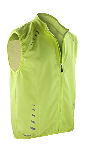 SPIRO Herren Bodywarmer Bikewear Crosslite Gilet S259X Neon Lime XXL von Spiro