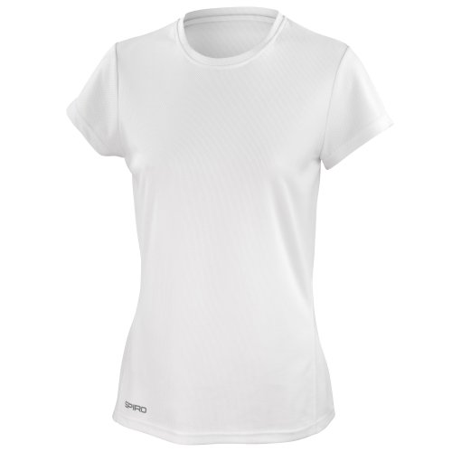 Spiro Damen Sport T-Shirt Performance (S) (WeiÃŸ) von Spiro