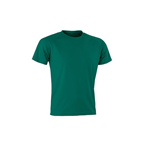 Spiro Herren Aircool T-Shirt (M) (Flaschengrün) von Spiro