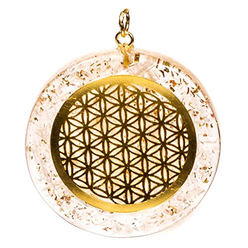 Spiru Orgonit Anhänger Blume des Lebens Selenit Spiru Orgonit Anhänger Blume des Lebens Selenit von Spiru