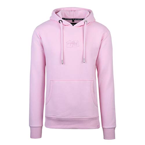 Spitzbub Herren Hoodie Pullover mit Kapuze Kapuzenpullover Klaas in Rosa von Spitzbub