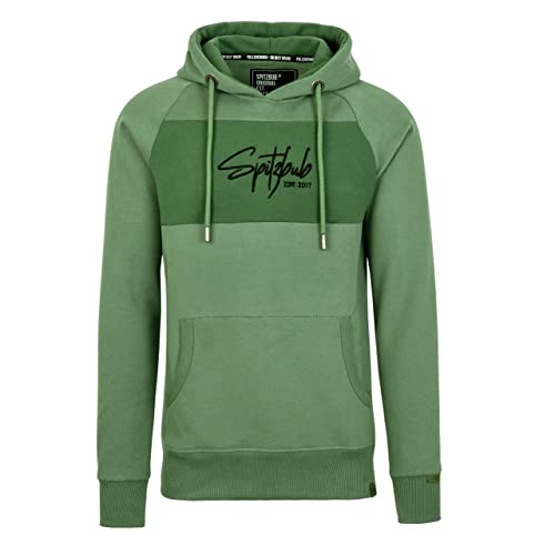 Spitzbub Herren Hoodie Pullover mit Kapuze Kapuzenpullover Street in Grün (L, Grün) von Spitzbub