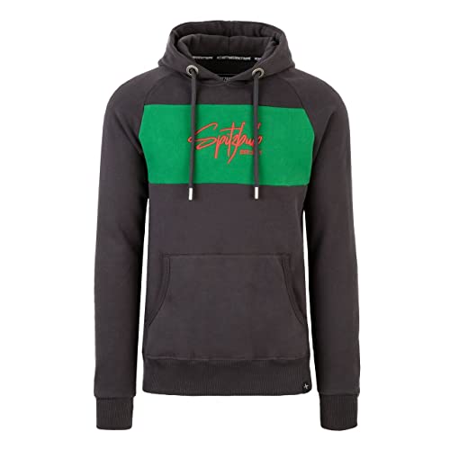 Spitzbub Herren Hoodie Pullover mit Kapuze Kapuzenpullover Unframed Street in Mehrfarbig (XXL) von Spitzbub