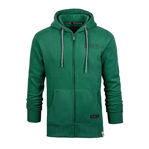 Spitzbub Herren Hoodie Pullover mit Kapuze Sweatjacke Zipper Kapuzenpullover mit Reißverschluss Nils von Spitzbub