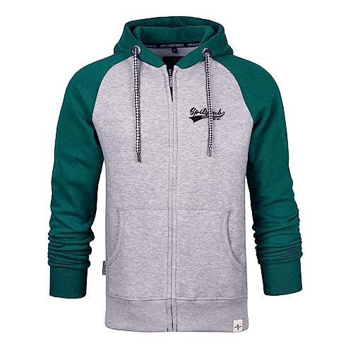 Spitzbub Herren Hoodie Pullover mit Kapuze Sweatjacke Zipper Kapuzenpullover mit Reißverschluss Oliver von Spitzbub