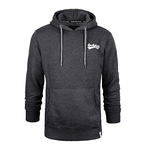 Spitzbub Herren Hoodie Pullover mit Kapuze Sweatshirt Kapuzenpullover Thorben (as3, Alpha, 3X_l, Regular, Regular) von Spitzbub