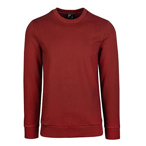 Spitzbub Herren Pullover Crewneck Sweatshirt Sports in Rot (3XL, Rot) von Spitzbub