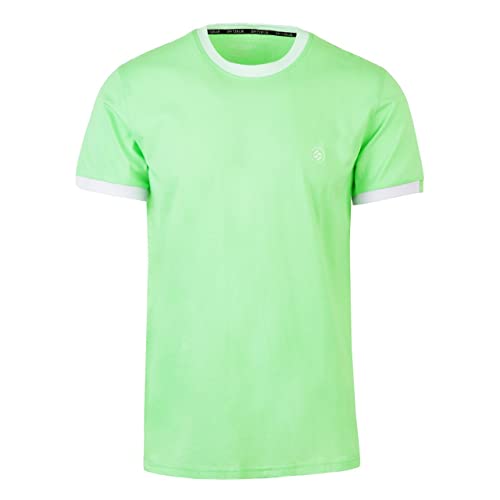 Spitzbub Herren T-Shirt Shirt mit Print oder Stick Full Sports (XL, Grün) von Spitzbub