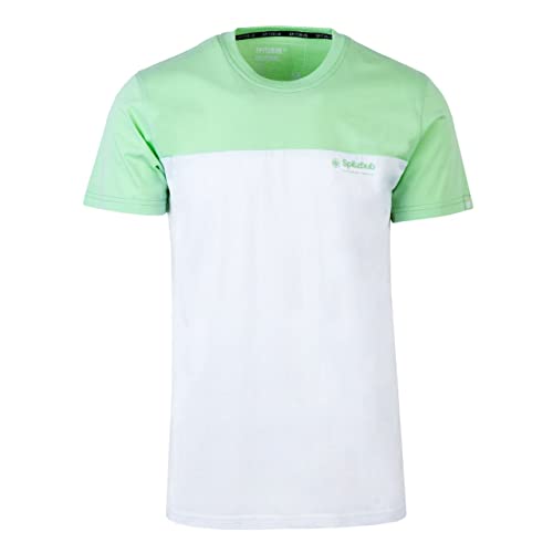 Spitzbub Herren T-Shirt Shirt mit Print oder Stick Half Sports (S, Grün) von Spitzbub