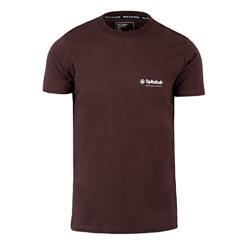 Spitzbub Herren T-Shirt in Braun (as3, Alpha, m, Regular, Regular) von Spitzbub