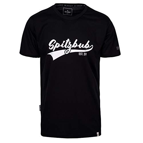 Spitzbub Herren schwarzes grünes T-Shirt Kurzarm Shirt Weiß Timo Ralph Ralph 3XL von Spitzbub