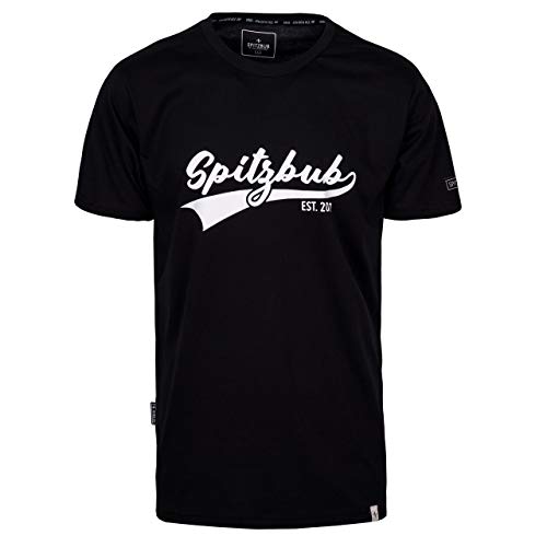 Spitzbub Herren schwarzes grünes T-Shirt Kurzarm Shirt Weiß Timo Ralph Ralph M von Spitzbub